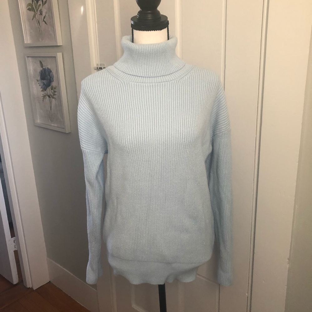 Light Blue Turtleneck